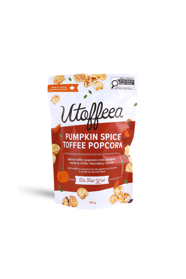 Pumpkin Spice Toffee Popcorn