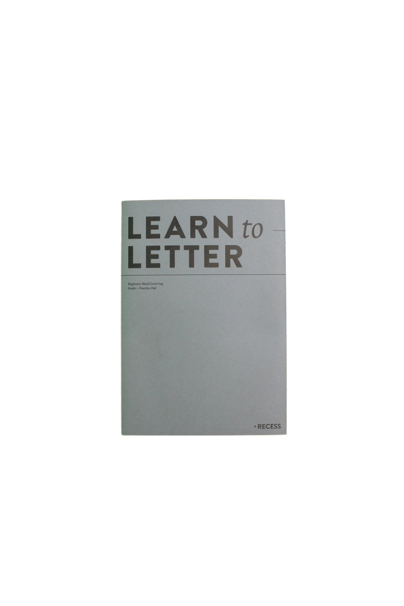 Learn to Letter: Beginner's Hand Lettering Guide + Practice Pad– Shop ...